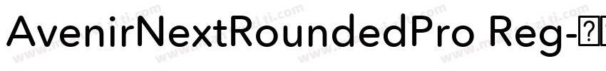 AvenirNextRoundedPro Reg字体转换